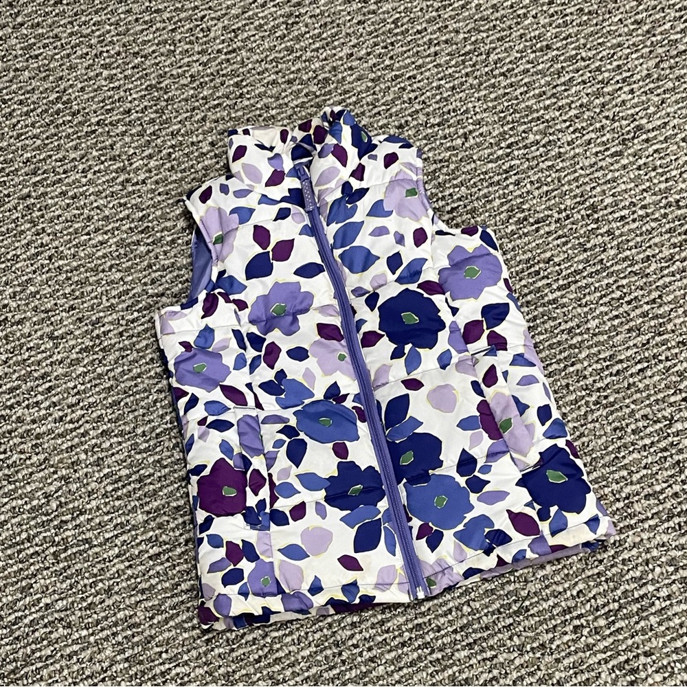 Puffer vest, little girls